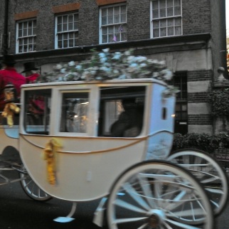 I hope they felt special as they sped off in their magical white carriage.