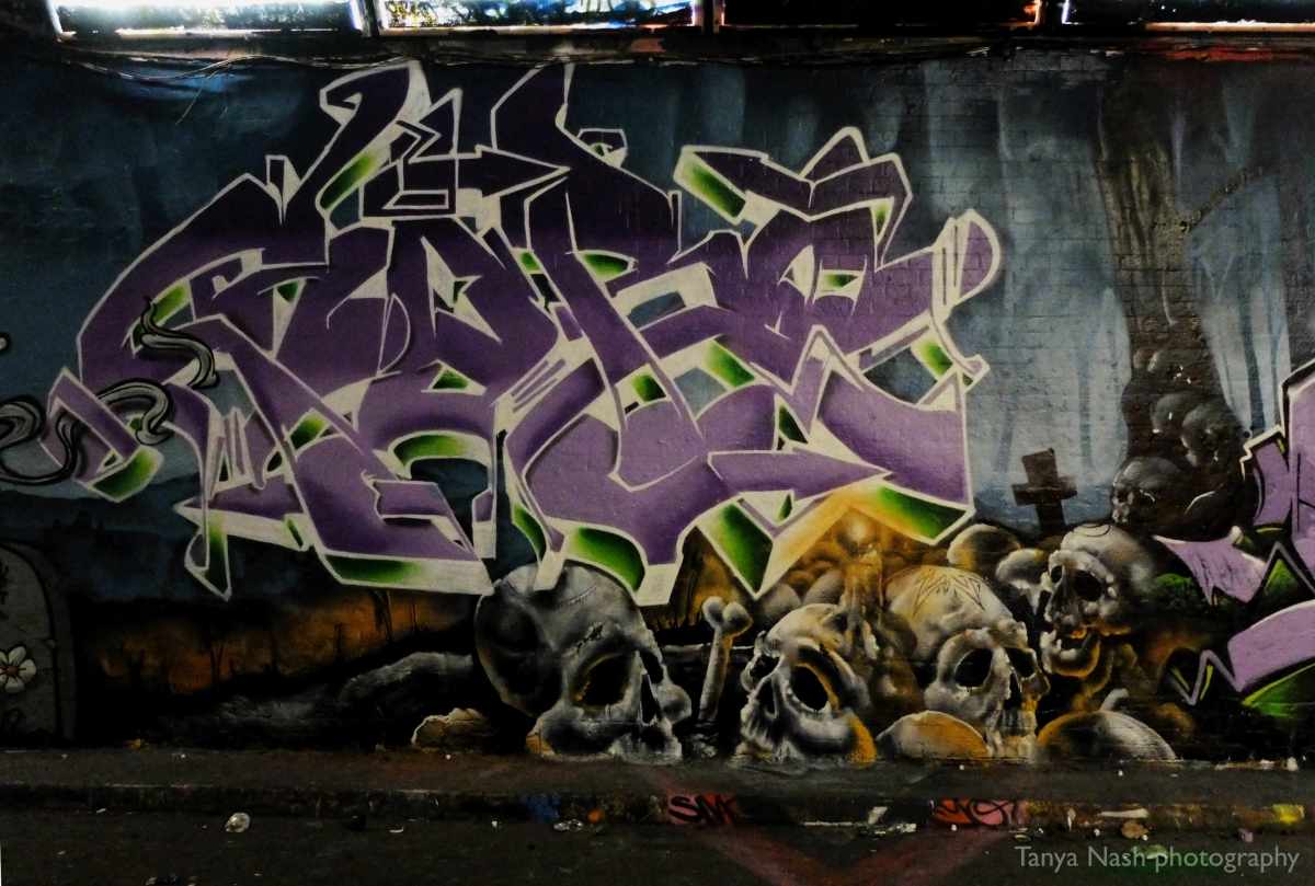 Leake Street tunnel graffiti art
